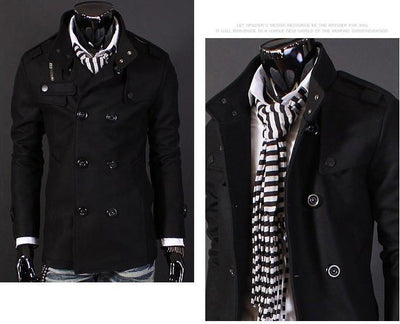 Men's Jackets Double Platoon To Buckle - TrendSettingFashions