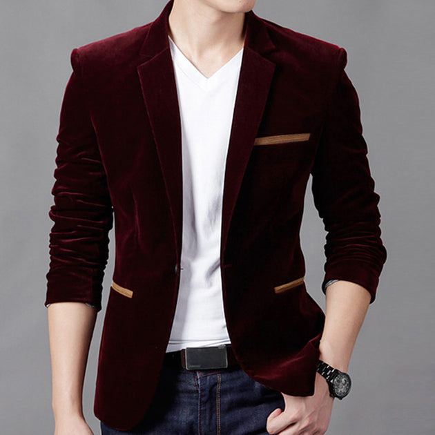 Men's Classic Casual Blazer Up To 3XL - TrendSettingFashions