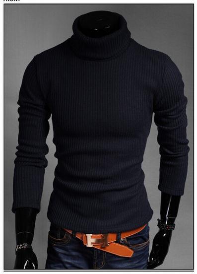 Men's Turtle Neck Sweater - TrendSettingFashions 