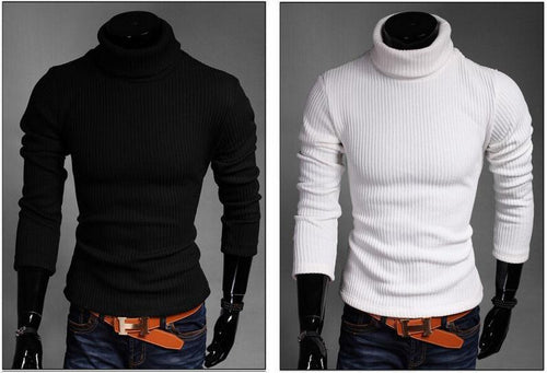 Men's Turtle Neck Sweater - TrendSettingFashions 