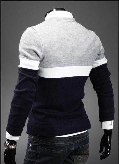 Men's Round Collar Star Sweater - TrendSettingFashions