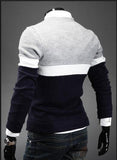 Men's Round Collar Star Sweater - TrendSettingFashions