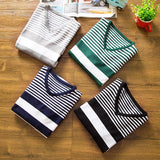 Men's V-Neck Long Sleeved Sweater - TrendSettingFashions