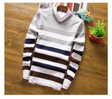 Men's V-Neck Long Sleeved Sweater - TrendSettingFashions
