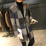 Men's Long Fashion Pea Coat Up To 3XL - TrendSettingFashions