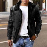 Men's Fur Collar Fleece Jackets Up To 4XL - TrendSettingFashions