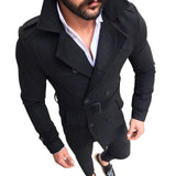 Men's Classic Double Breasted Trench Coat - TrendSettingFashions