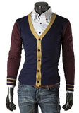Men's Patchwork Cardigan - TrendSettingFashions
