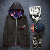 Men's Zip Up Windbreaker - TrendSettingFashions