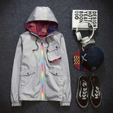 Men's Zip Up Windbreaker - TrendSettingFashions