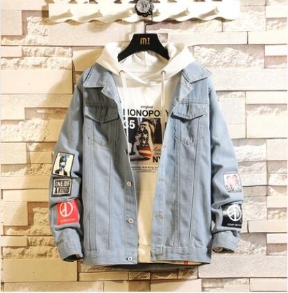 Men's Denim Streetwear Jacket Up To 3XL - TrendSettingFashions