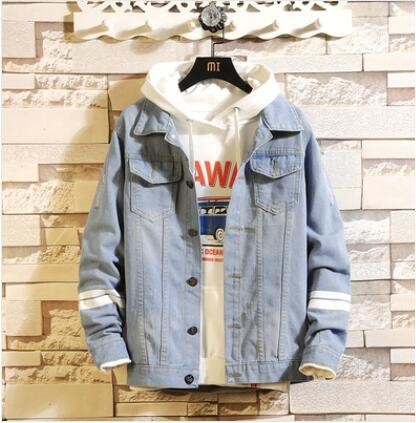 Men's Denim Streetwear Jacket Up To 3XL - TrendSettingFashions