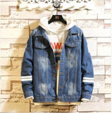 Men's Denim Streetwear Jacket Up To 3XL - TrendSettingFashions