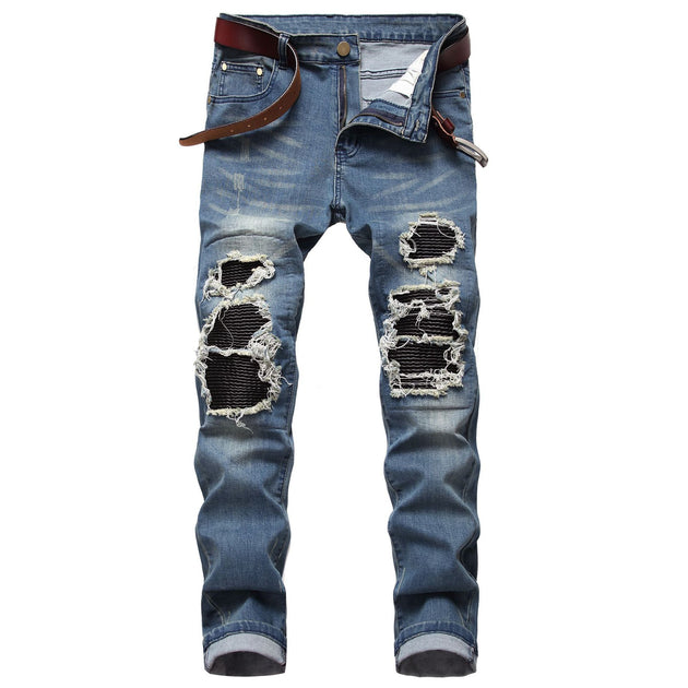 Men's Stretch Trendy Straight Denim Jeans - TrendSettingFashions