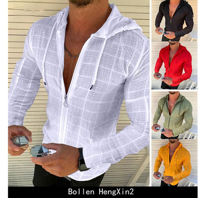 Men Summer Quick Dry Hoodie - TrendSettingFashions