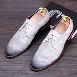 Genuine Leather Men Oxford Dress Shoes - TrendSettingFashions