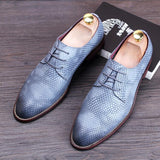 Genuine Leather Men Oxford Dress Shoes - TrendSettingFashions