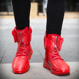 Men's Front Zip High Tops In 3 Colors - TrendSettingFashions