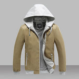 Men's Zip Jacket With Hood - TrendSettingFashions 