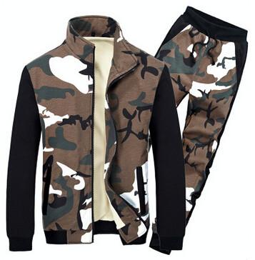 Men's Dark Camo Match Track Suit - TrendSettingFashions