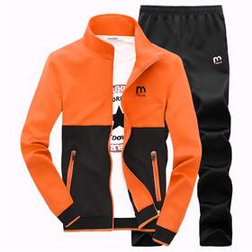 Men's 2 Peice Tracksuit-Coat and Pants Set - TrendSettingFashions 