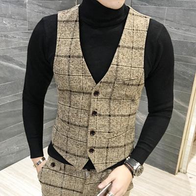 Men's Plaid Vest Up To 5XL - TrendSettingFashions