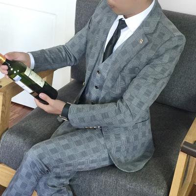 Men's Plaid Custom Suit Up To 5XL - TrendSettingFashions