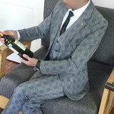 Men's Plaid Custom Suit Up To 5XL - TrendSettingFashions