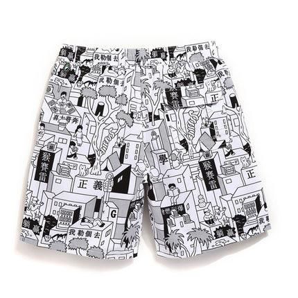 Men's Quick Drying Print Shorts - TrendSettingFashions