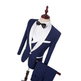 Men's Custom Made Suit Up To 4XL(Jacket+Pants+Vest+Bow Tie ) - TrendSettingFashions