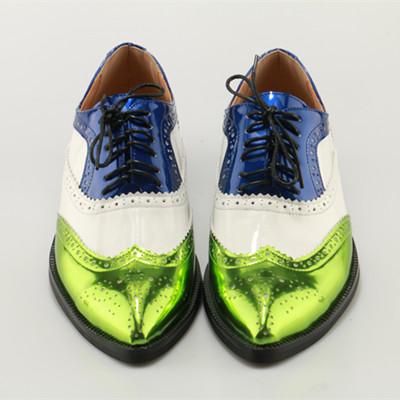 Men's Oxfords Color Pointed Toe Dress Shoes - TrendSettingFashions 