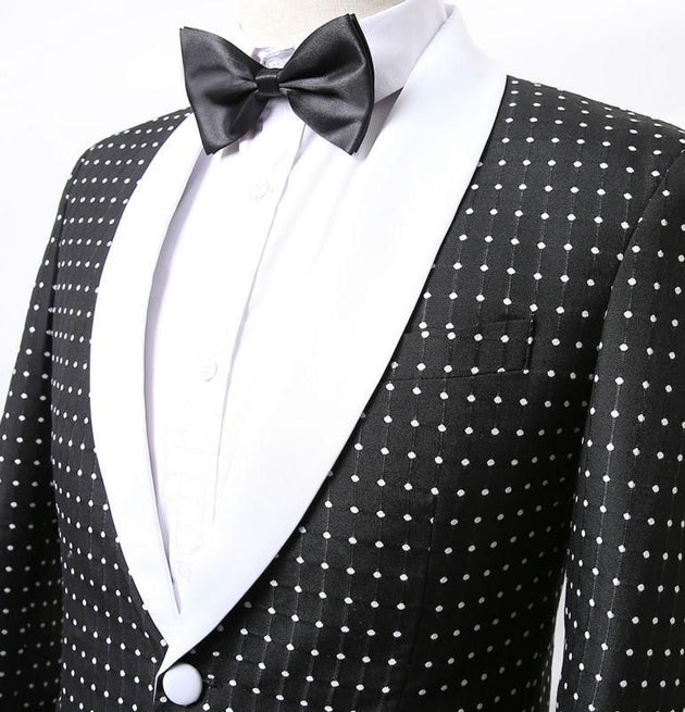 Men's Fashion Tuxedo Up To 4XL (Jacket+Pants+Bow Tie) - TrendSettingFashions