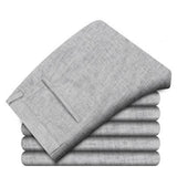 Men's Breathable Cotton Linen Trousers Up To Size 38 - TrendSettingFashions