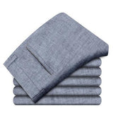 Men's Breathable Cotton Linen Trousers Up To Size 38 - TrendSettingFashions