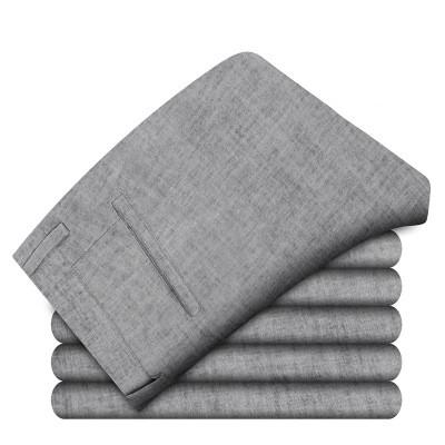 Men's Breathable Cotton Linen Trousers Up To Size 38 - TrendSettingFashions