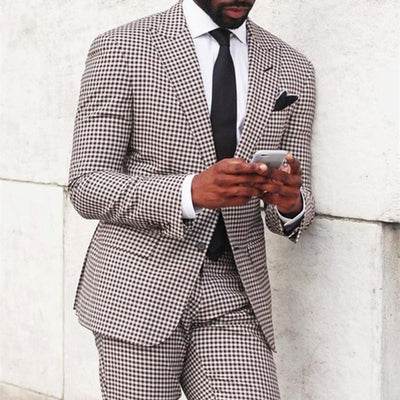 Men's Dinner Suit (Jacket+Pants+Tie) Up To 6XL - TrendSettingFashions 