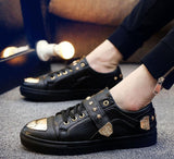 Men's Metal Sequin Designer Shoes - TrendSettingFashions 