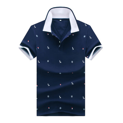 Men's Breathable Polo Shirt With Animal Print( M-3XL) - TrendSettingFashions