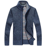 Men's Thick Long Sleeve Zip Jacket - TrendSettingFashions 