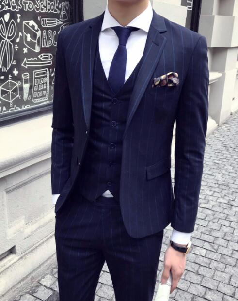 Men's Striped Vintage Suit Up To 3XL - TrendSettingFashions