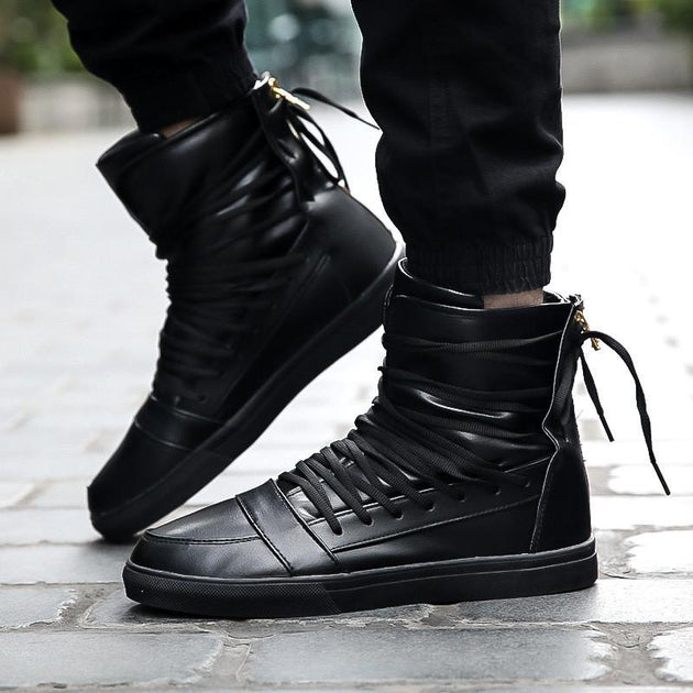 Men's High Top Lace Up Fashion Shoes - TrendSettingFashions