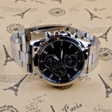 Men's Stainless Steel Dress Watch - TrendSettingFashions