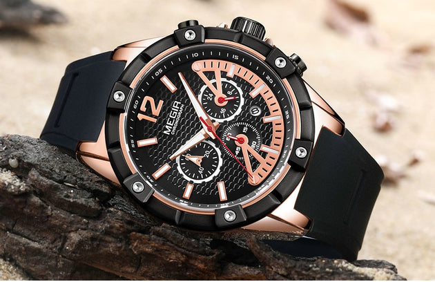 Men's Chronograph Quartz Wrist Watch - TrendSettingFashions