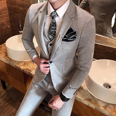 Men's Elegant Fashion Suit Up To 3XL - TrendSettingFashions