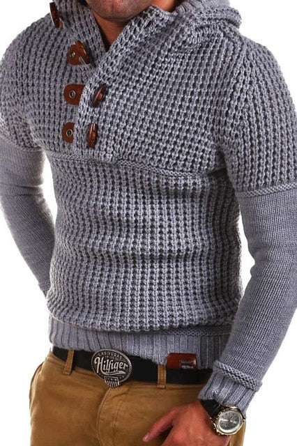 Men's Knitted Pullover Sweater Up To Size 3XL - TrendSettingFashions 