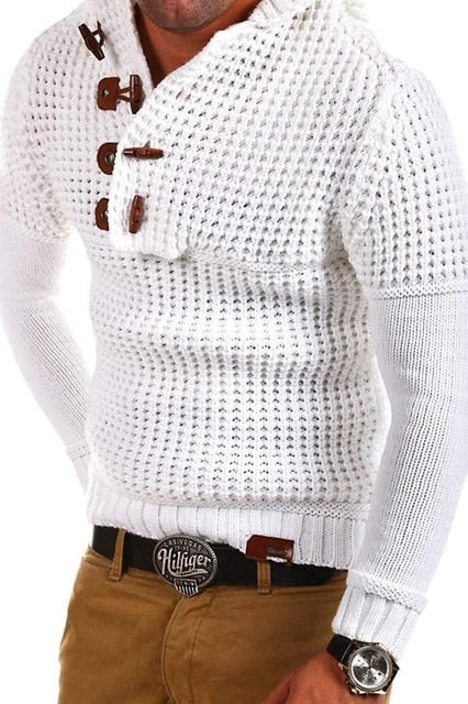 Men's Knitted Pullover Sweater Up To Size 3XL - TrendSettingFashions 