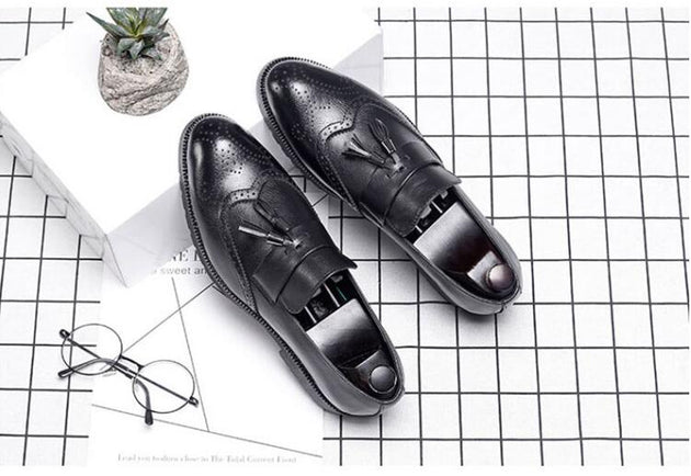 Men's Vintage Brogue Dress Shoes Up To Size 11 - TrendSettingFashions