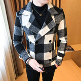 Men's Double-Breasted Fashion Coat Up To 5XL - TrendSettingFashions