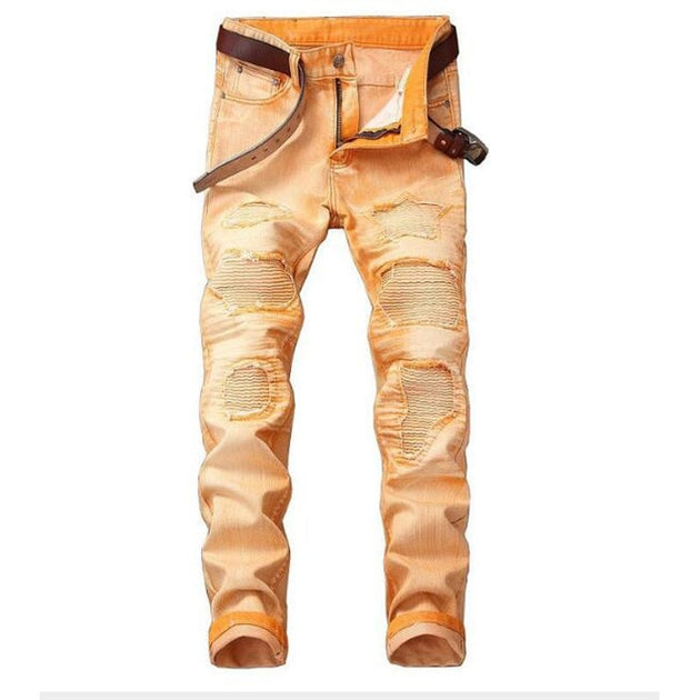 Men's Straight Colored Jeans - TrendSettingFashions