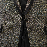 Men's Golden And Silver Scale Designer Suits Up To 6XL - TrendSettingFashions